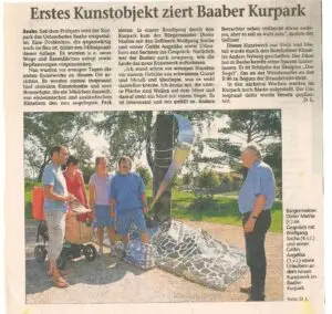 Wegebau SAW Sagard Zeitungsartikel