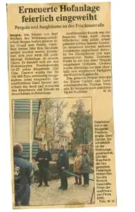 SAW Sagard Zeitungsartikel