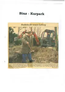 Erdbau der Firma SAW Sagard