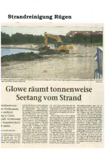 Arbeiten für Gewässerunterhaltung SAW RÜGEN